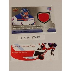 Henrik Lundqvist Jersey Relics 2018-19 Tim Hortons Upper Deck NHL J-HL SKU#12246